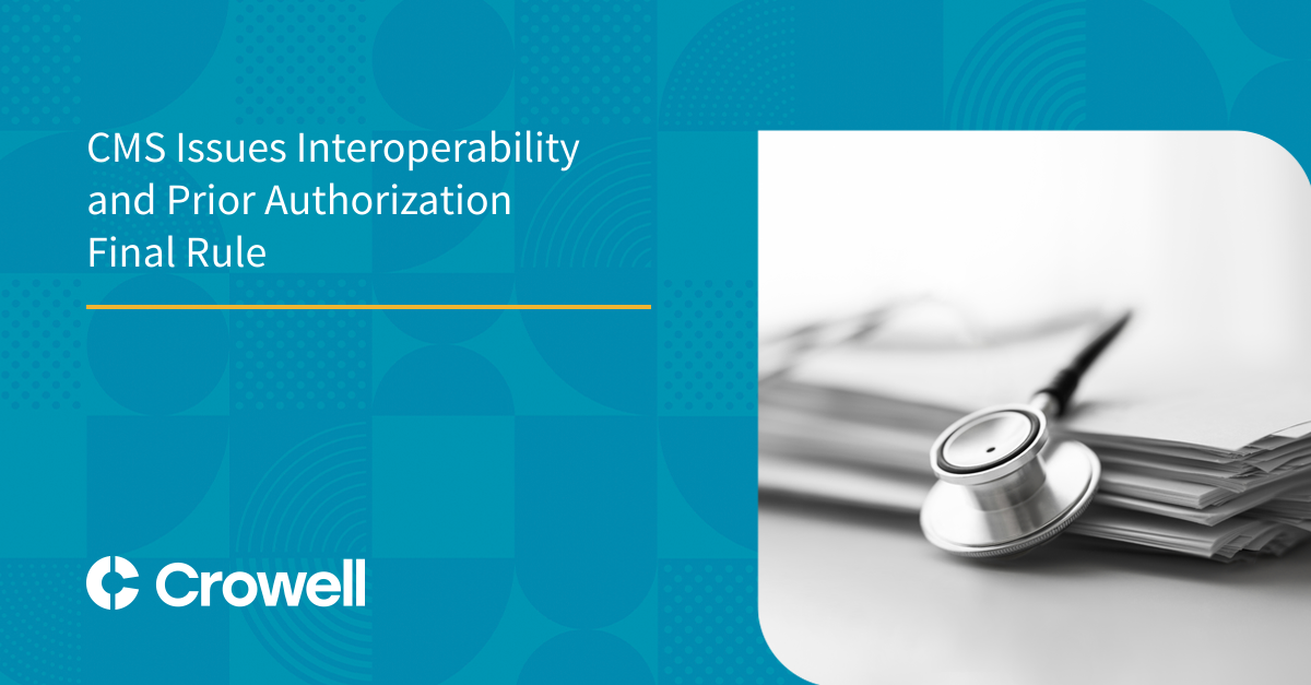 CMS Issues Interoperability and Prior Authorization Final Rule