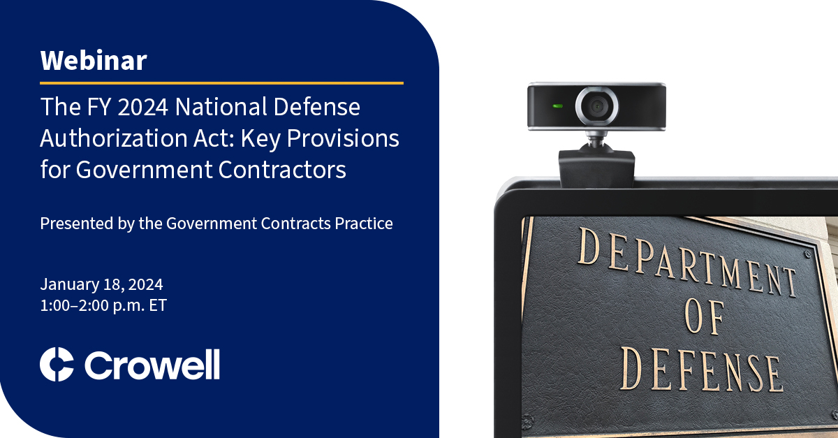 The FY 2024 National Defense Authorization Act Key Provisions for