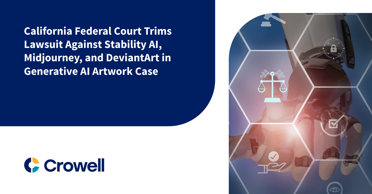 California Federal Court Trims Lawsuit Against Stability AI ...